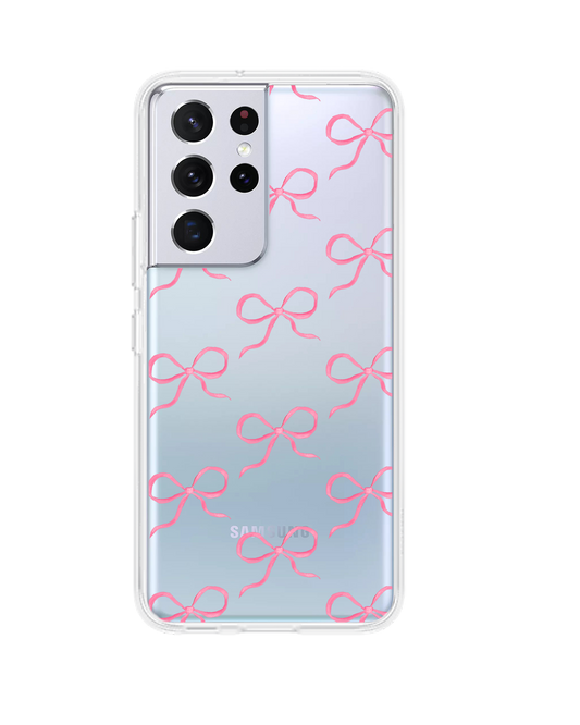 Android Rearguard Hybrid Case - Coquette Pink Bow
