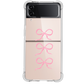 Android Flip / Fold Case - Coquette Triple Bow