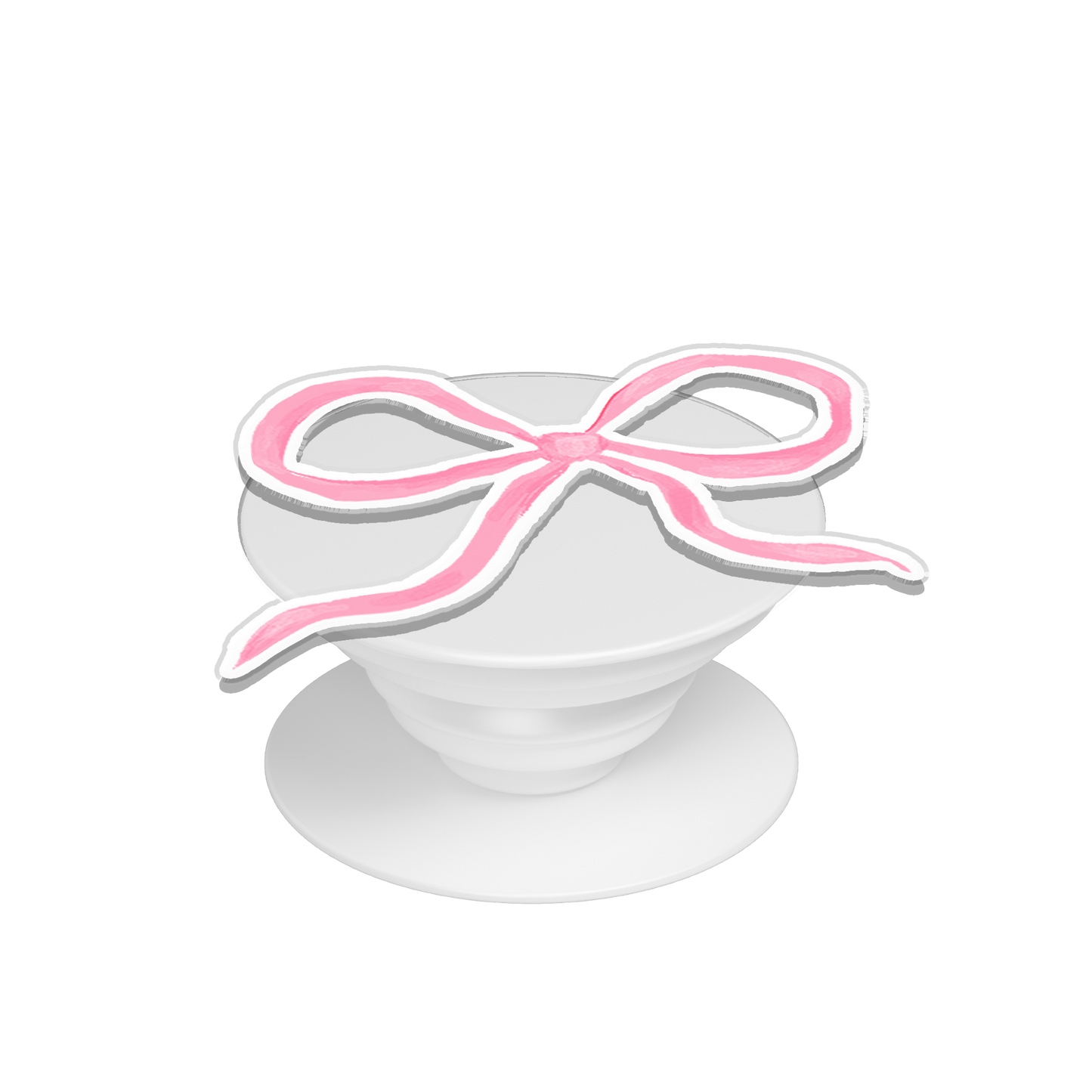 Pop Up Grip - Coquette Pink Bow