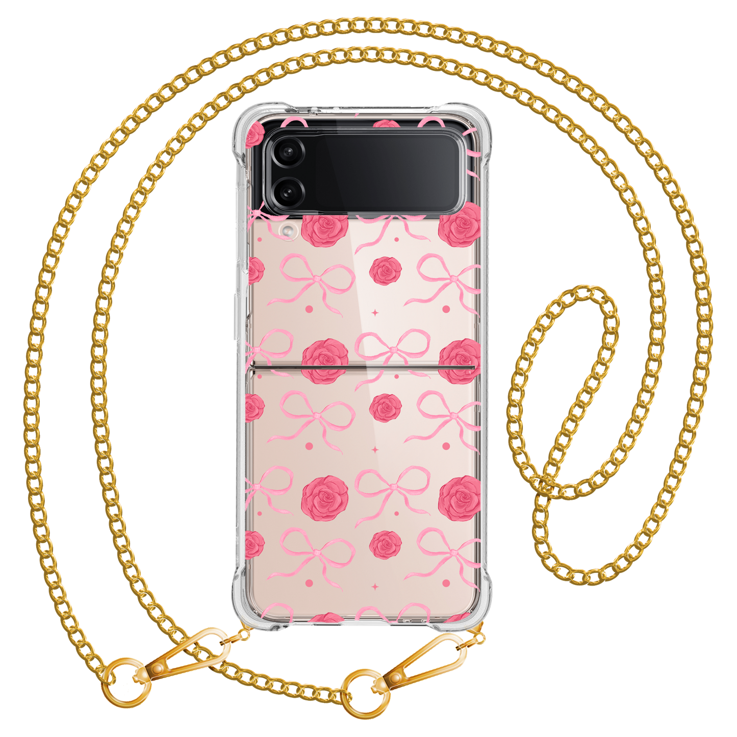 Android Flip / Fold Case - Coquette Rose