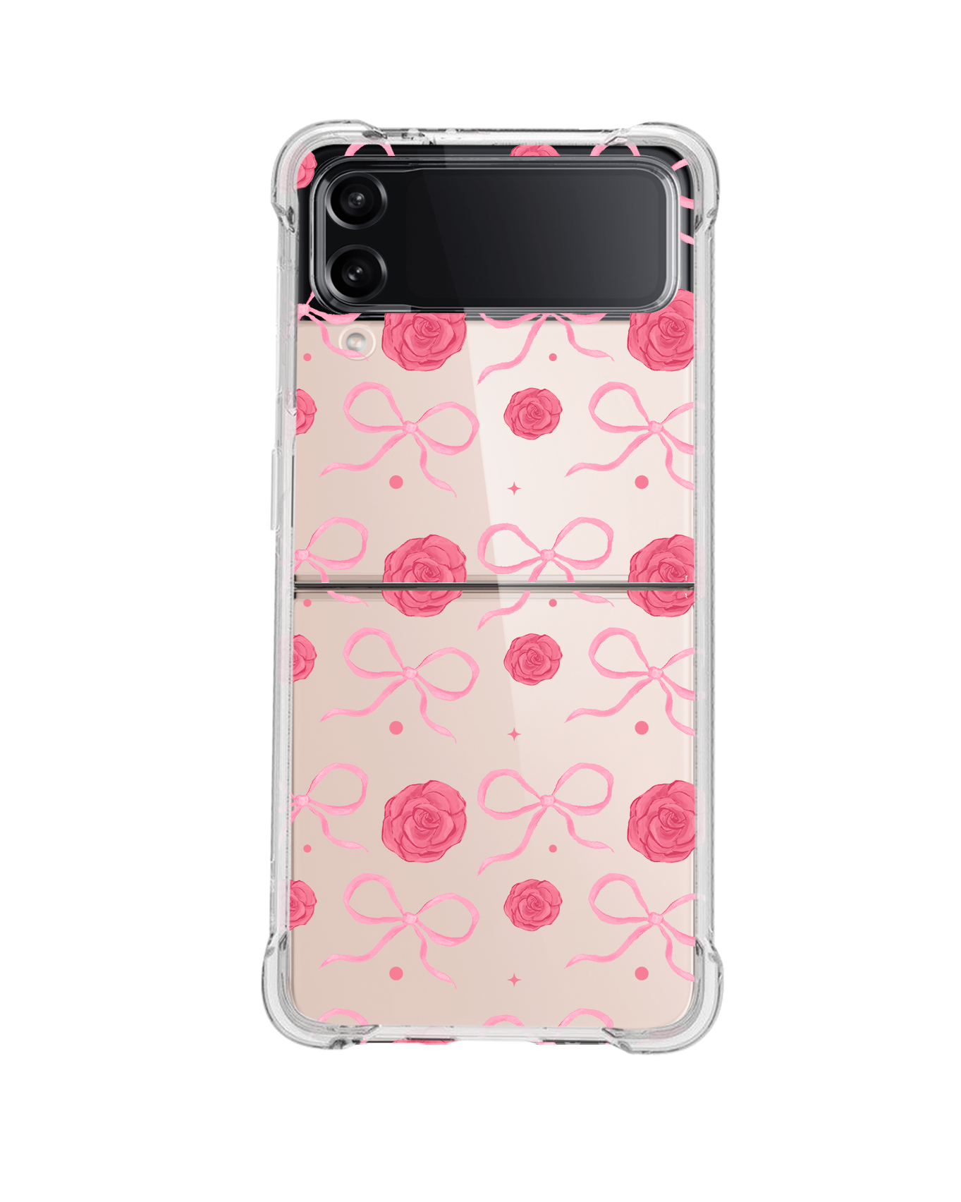 Android Flip / Fold Case - Coquette Rose