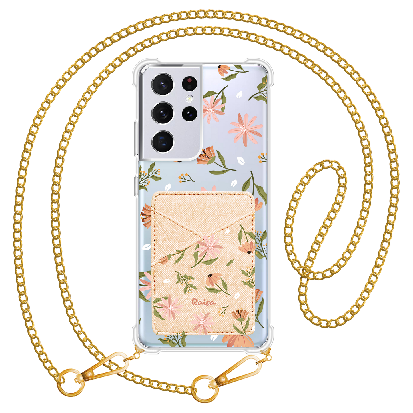 Android Phone Wallet Case - Cosmos Flower