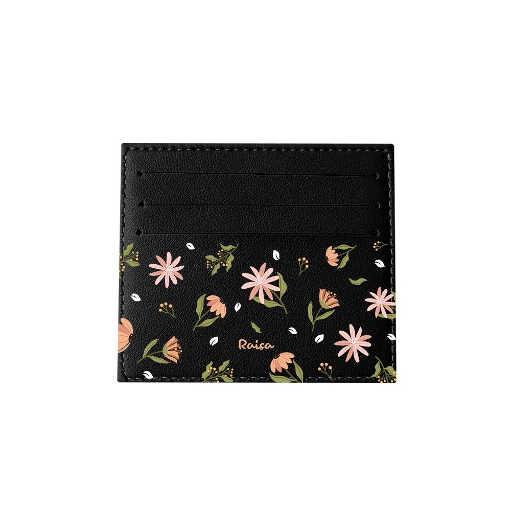 6 Slots Card Holder - Cosmos Flower