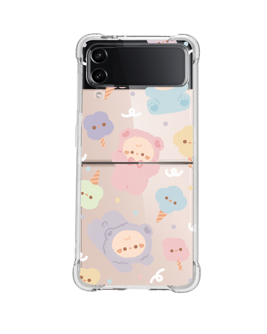 Android Flip / Fold Case - Cotton Teddy