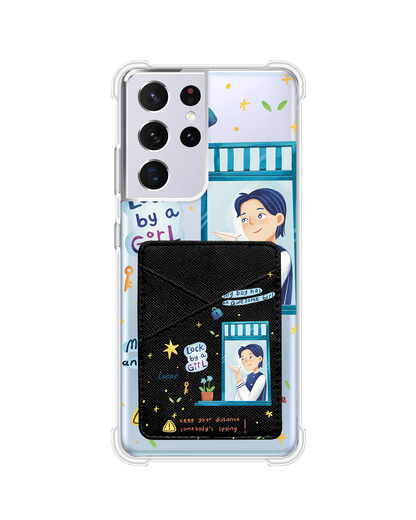 Android Phone Wallet Case - Crush Boy (Couple Case)