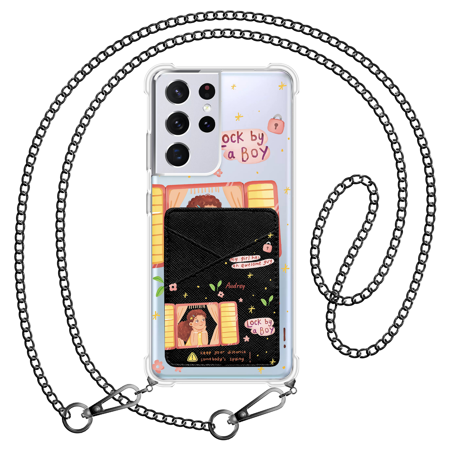 Android Phone Wallet Case - Crush Girl (Couple Case)