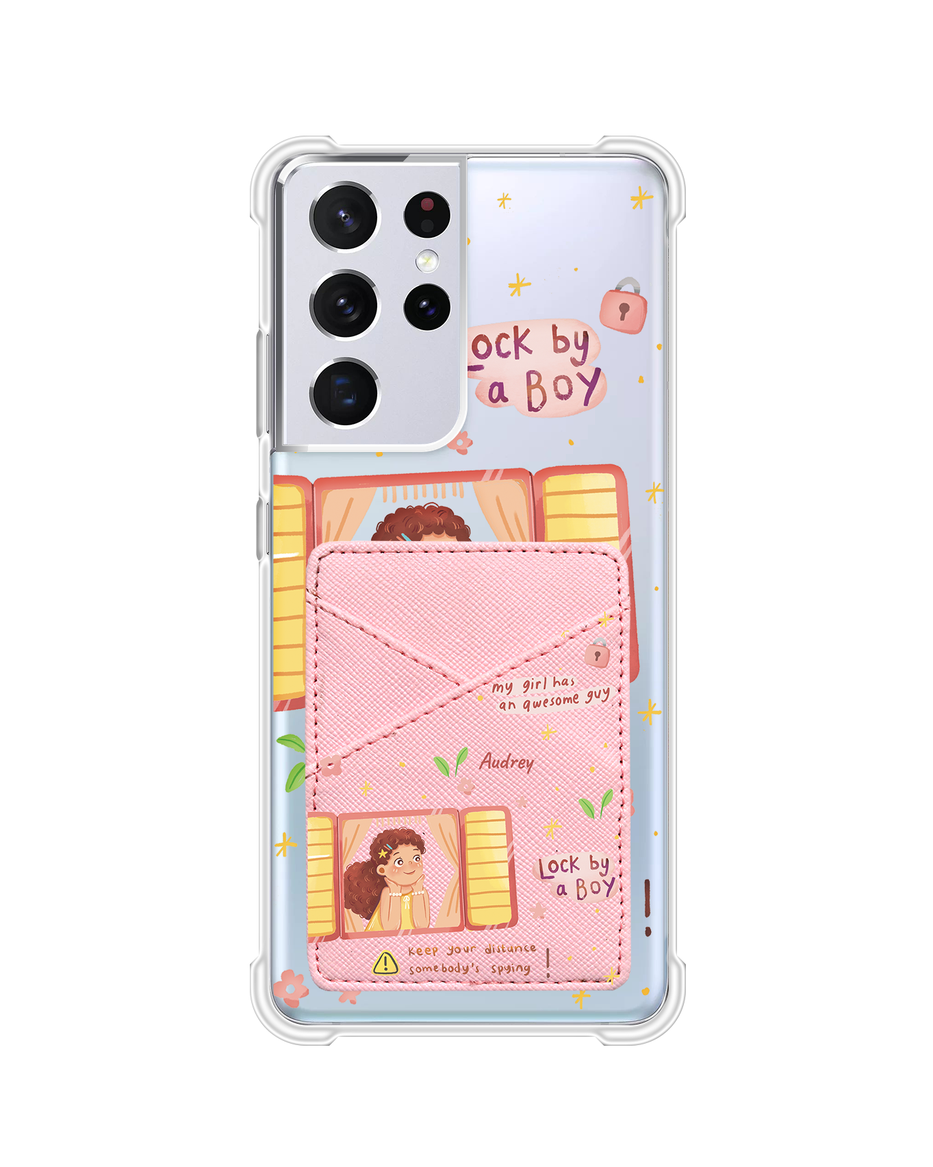 Android Phone Wallet Case - Crush Girl (Couple Case)