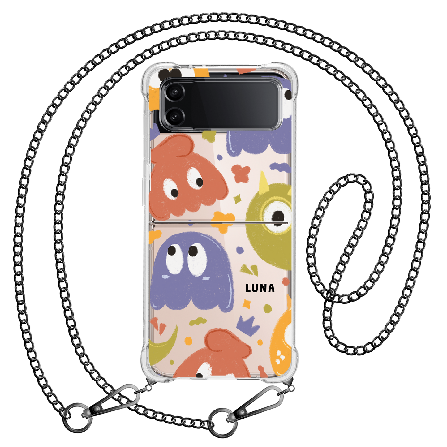 Android Flip / Fold Case - Cute Monster 1.0