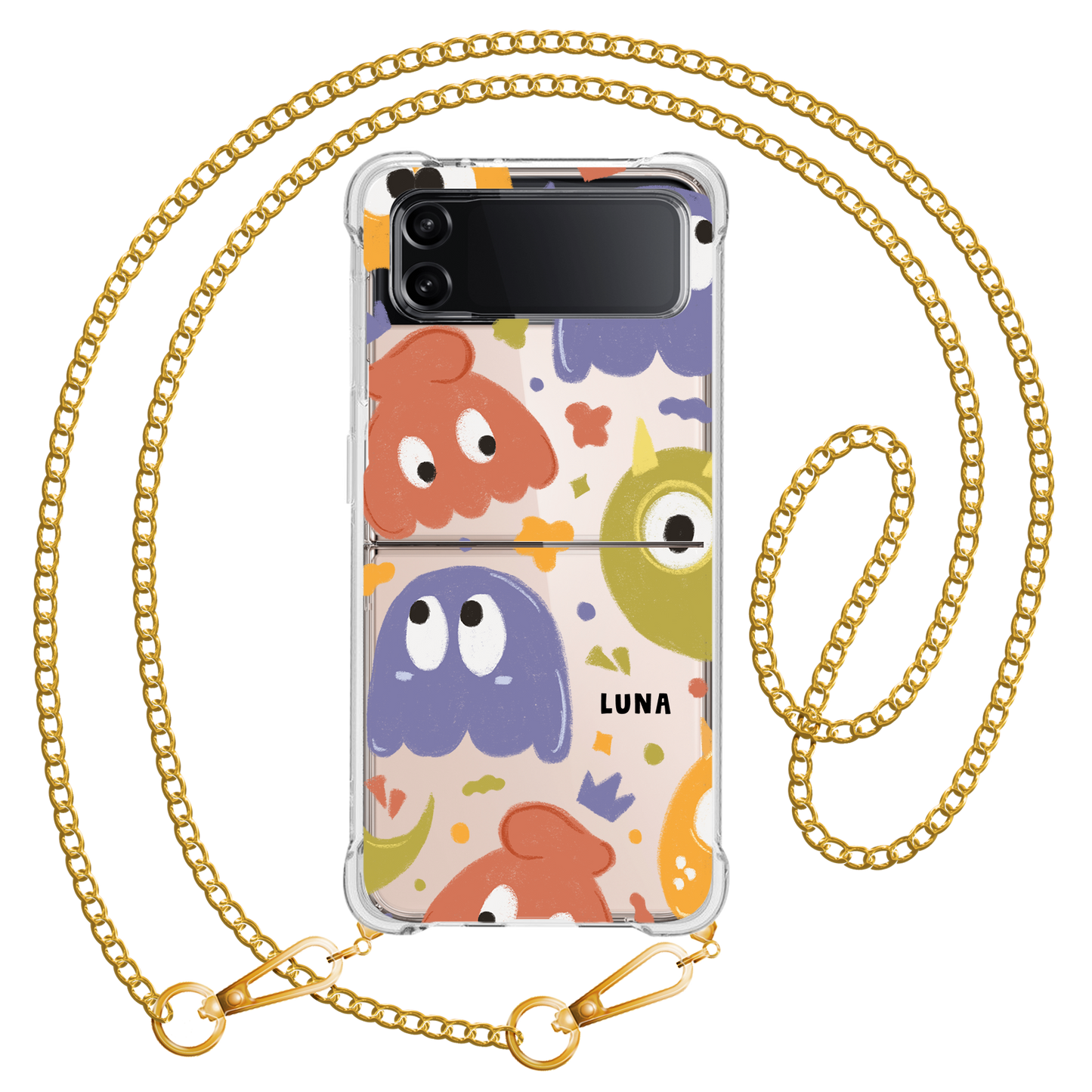 Android Flip / Fold Case - Cute Monster 1.0