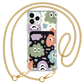 iPhone Magnetic Wallet Case - Cute Monster 2.0