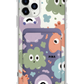 iPhone Magnetic Wallet Case - Cute Monster 2.0