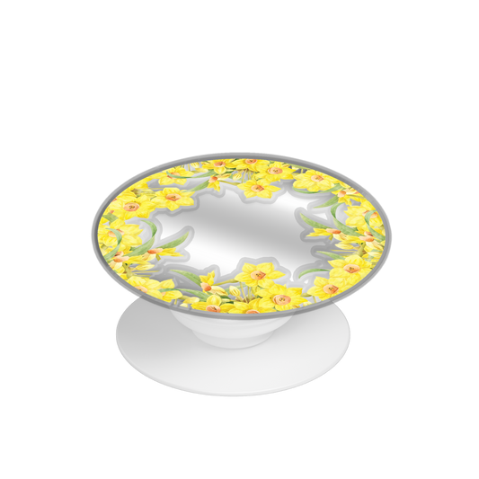 Pop Up Grip Mirror - Daffodil
