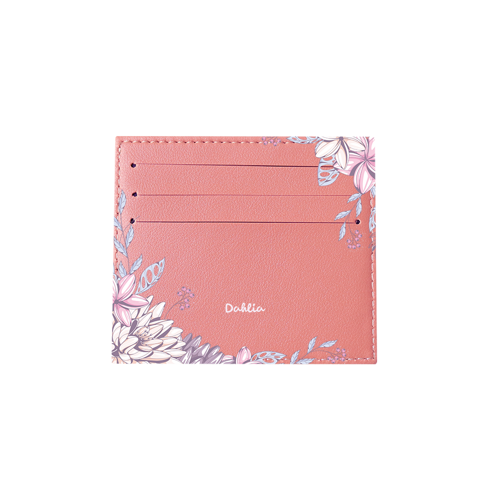 6 Slots Card Holder - Dahlia