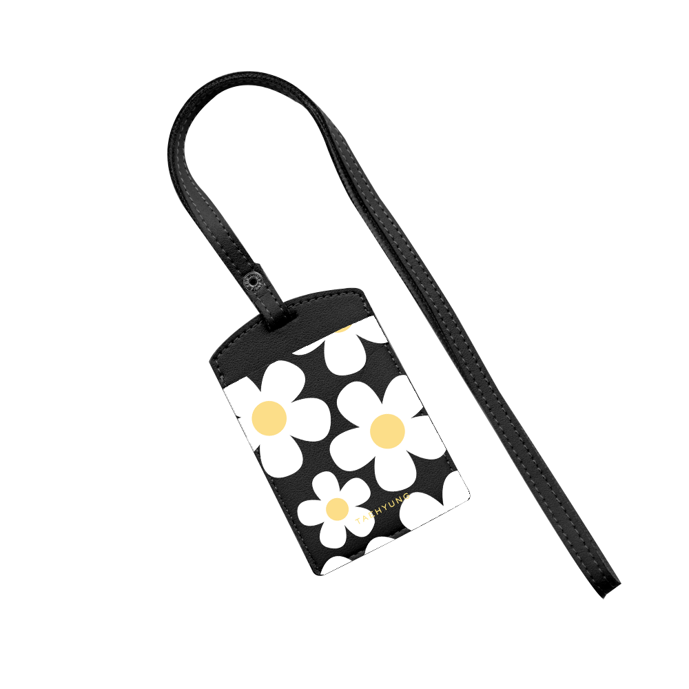 Vegan Leather Lanyard - Daisy 1.0