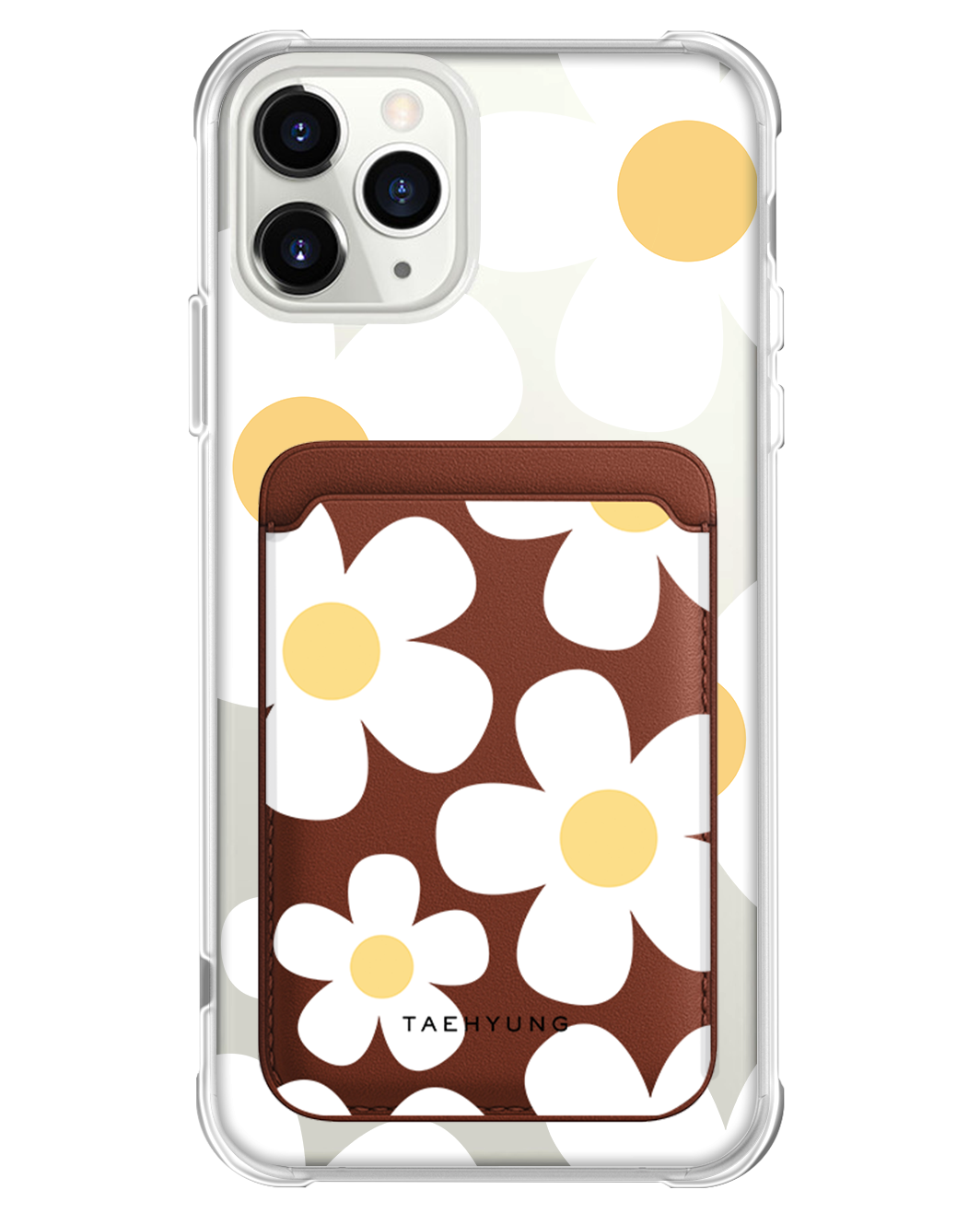 iPhone Magnetic Wallet Case - Daisy 1.0