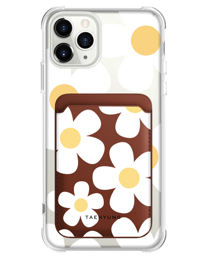 iPhone Magnetic Wallet Case - Daisy 1.0
