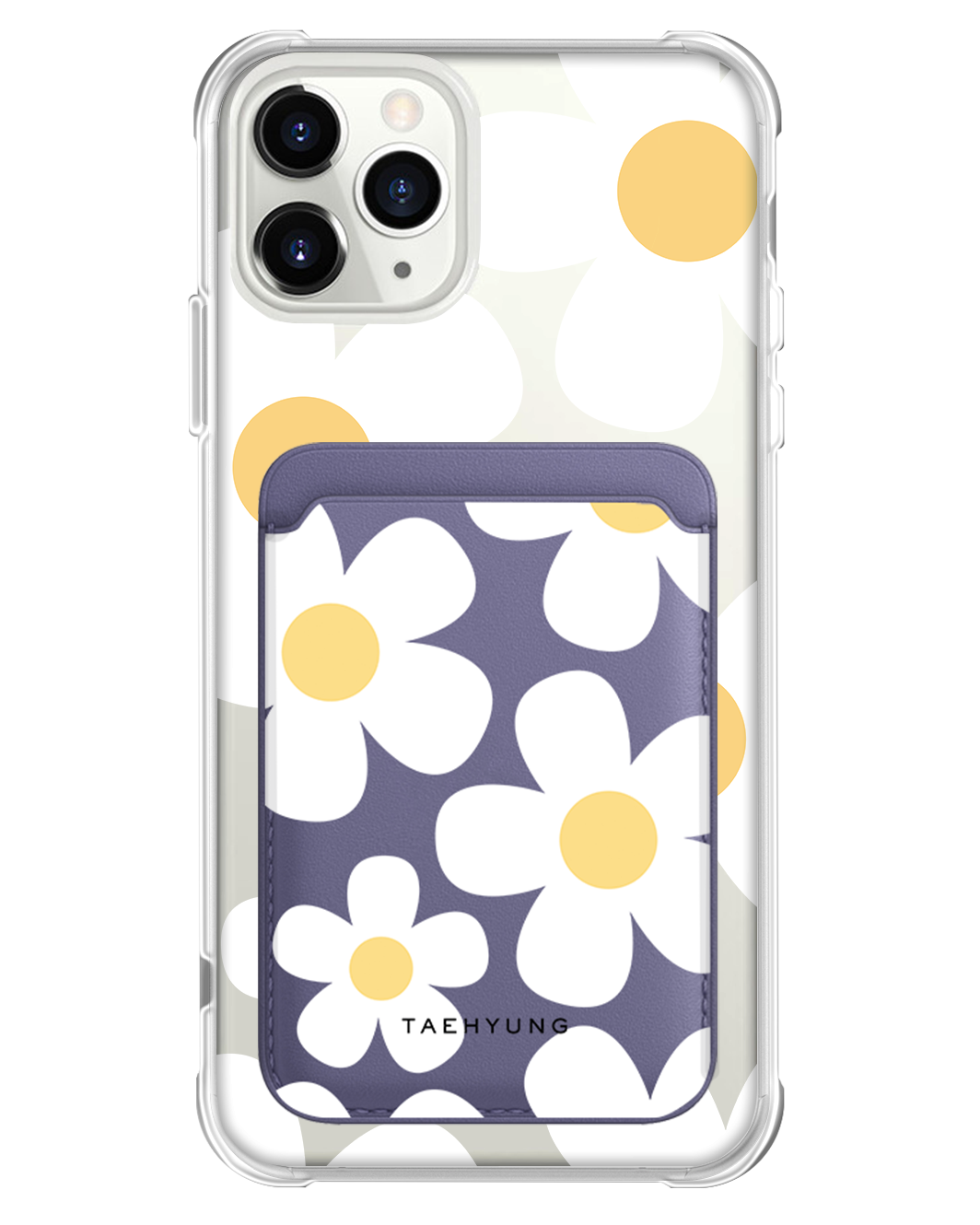 iPhone Magnetic Wallet Case - Daisy 1.0