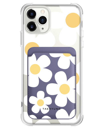 iPhone Magnetic Wallet Case - Daisy 1.0