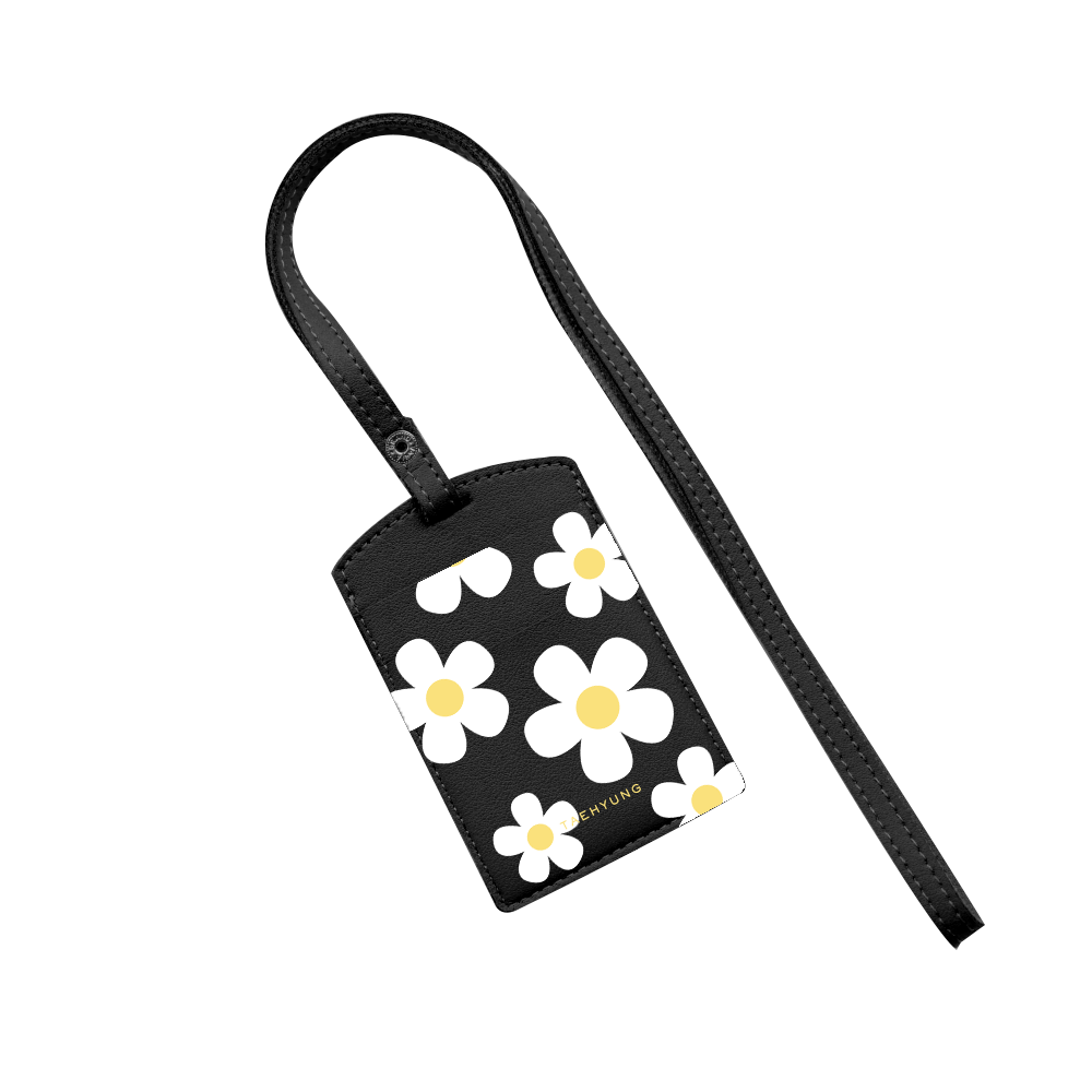 Vegan Leather Lanyard - Daisy 2.0