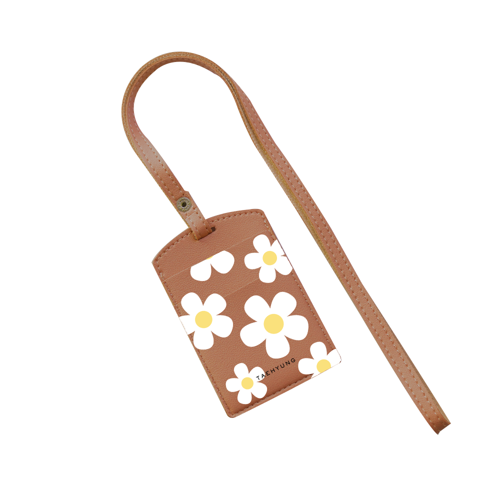 Vegan Leather Lanyard - Daisy 2.0