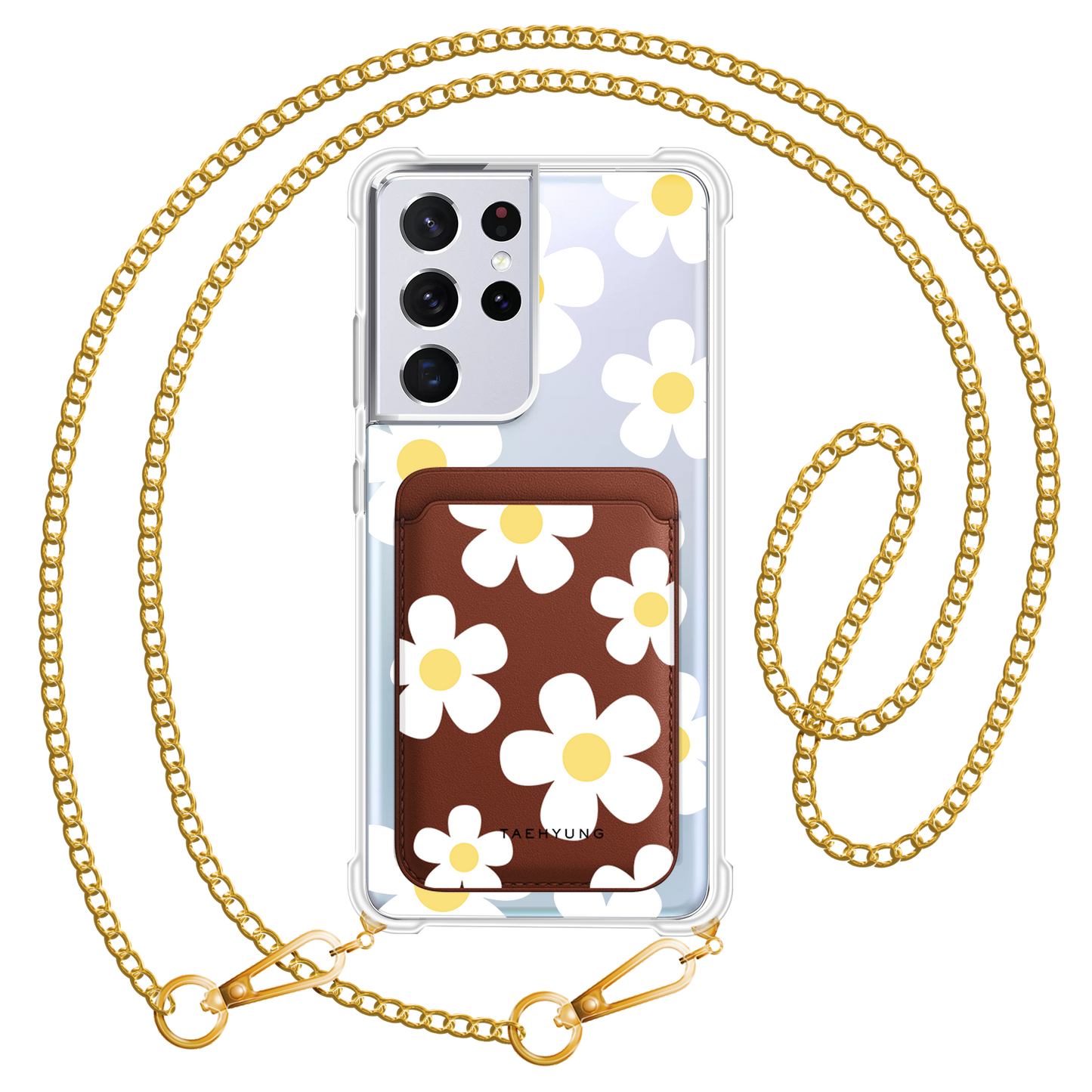 Android Magnetic Wallet Case - Daisy 2.0