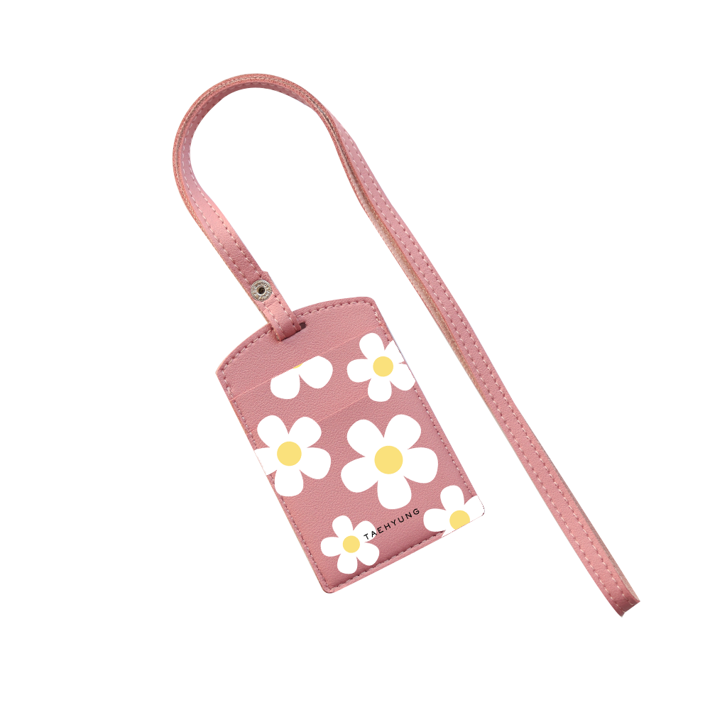 Vegan Leather Lanyard - Daisy 2.0