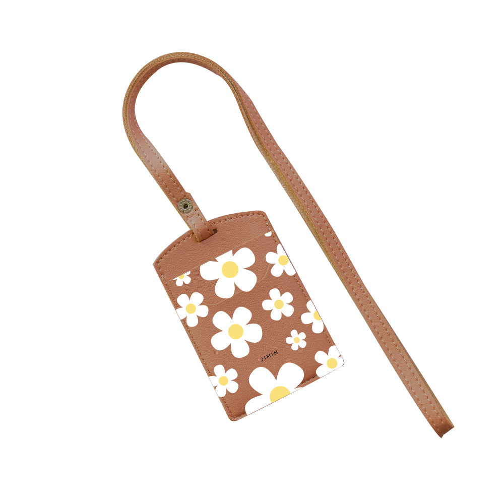 Vegan Leather Lanyard - Daisy 3.0