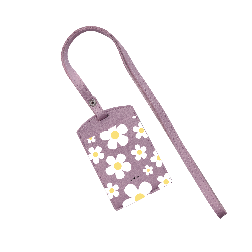 Vegan Leather Lanyard - Daisy 3.0