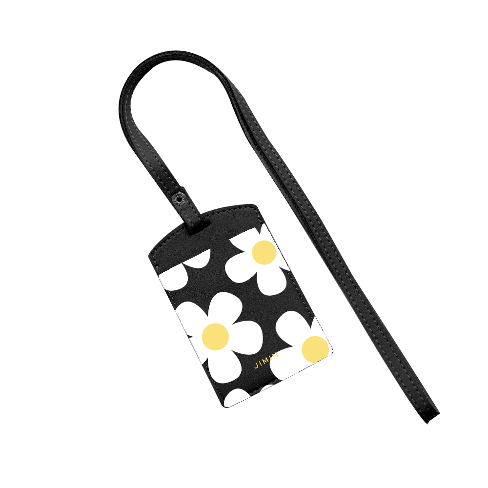 Vegan Leather Lanyard - Daisy 4.0