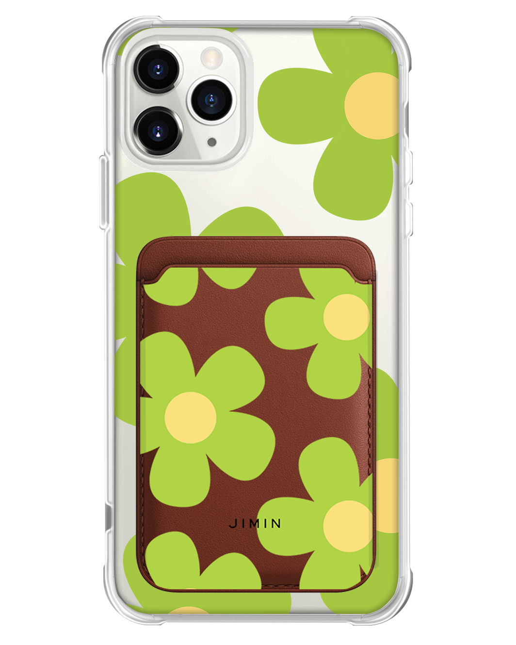 iPhone Magnetic Wallet Case - Daisy Bloom