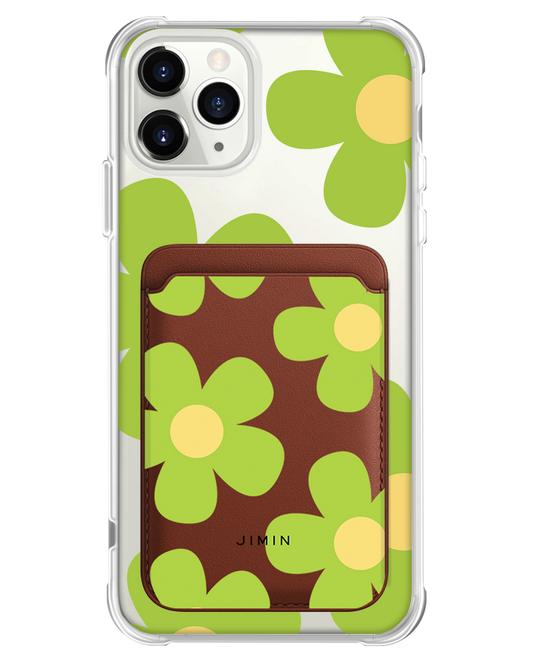 iPhone Magnetic Wallet Case - Daisy Bloom
