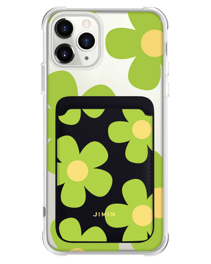 iPhone Magnetic Wallet Case - Daisy Bloom