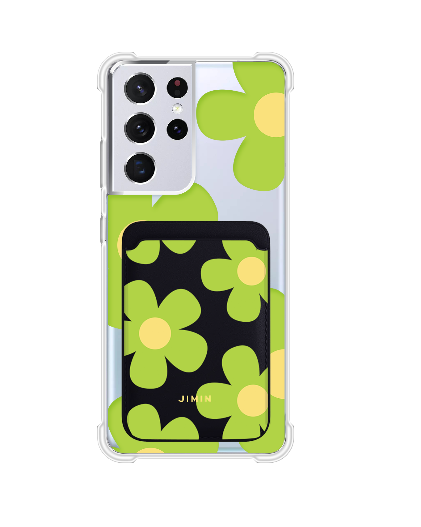 Android Magnetic Wallet Case - Daisy Bloom