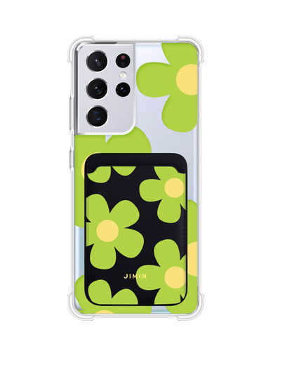 Android Magnetic Wallet Case - Daisy Bloom