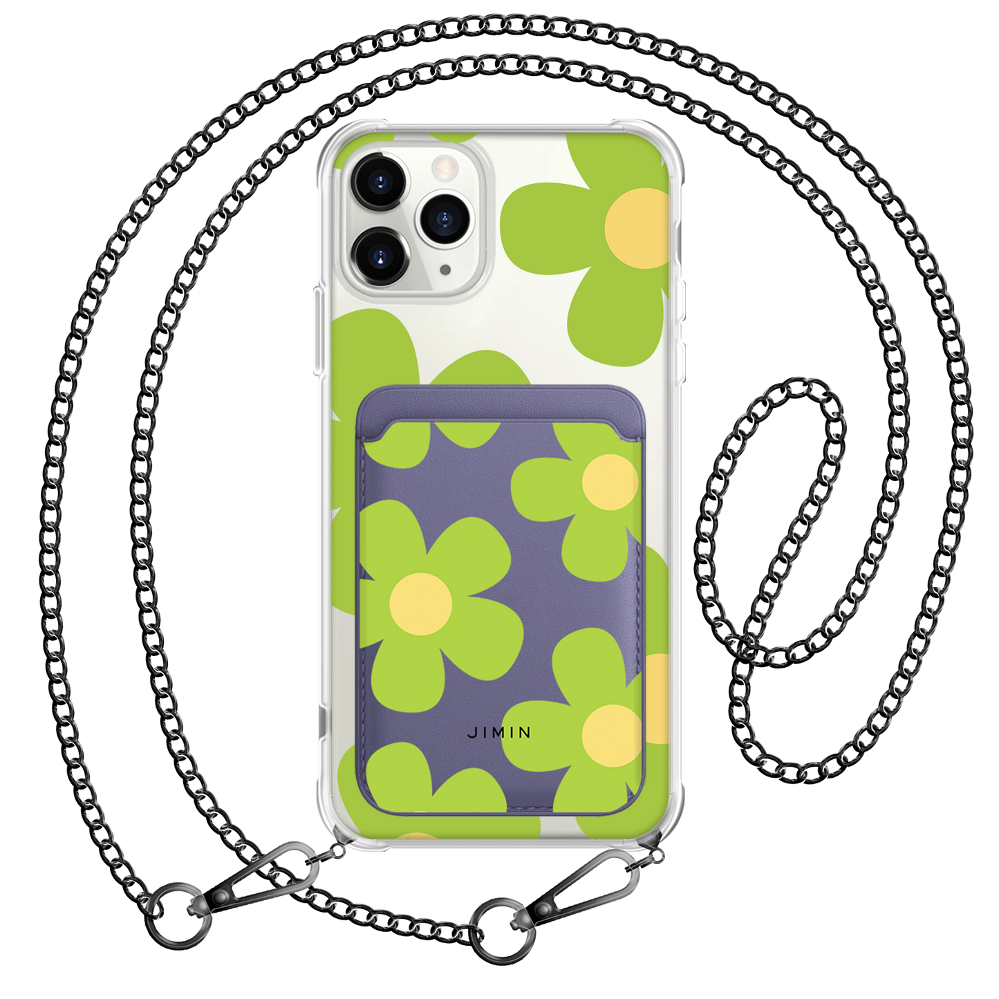 iPhone Magnetic Wallet Case - Daisy Bloom