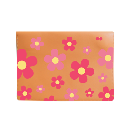 Vegan Leather Sleeve - Daisy Blush