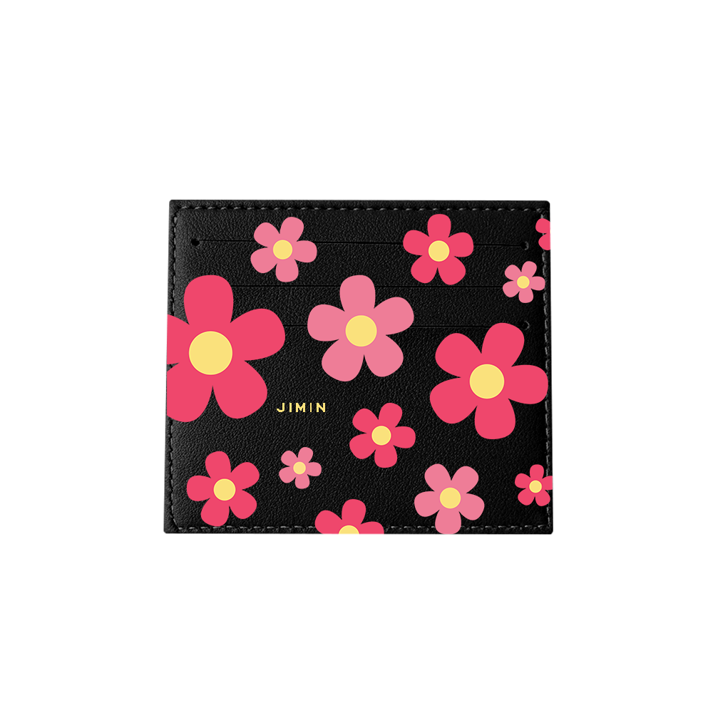 6 Slots Card Holder - Daisy Blush