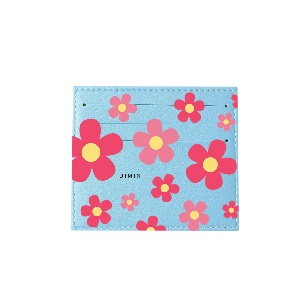 6 Slots Card Holder - Daisy Blush