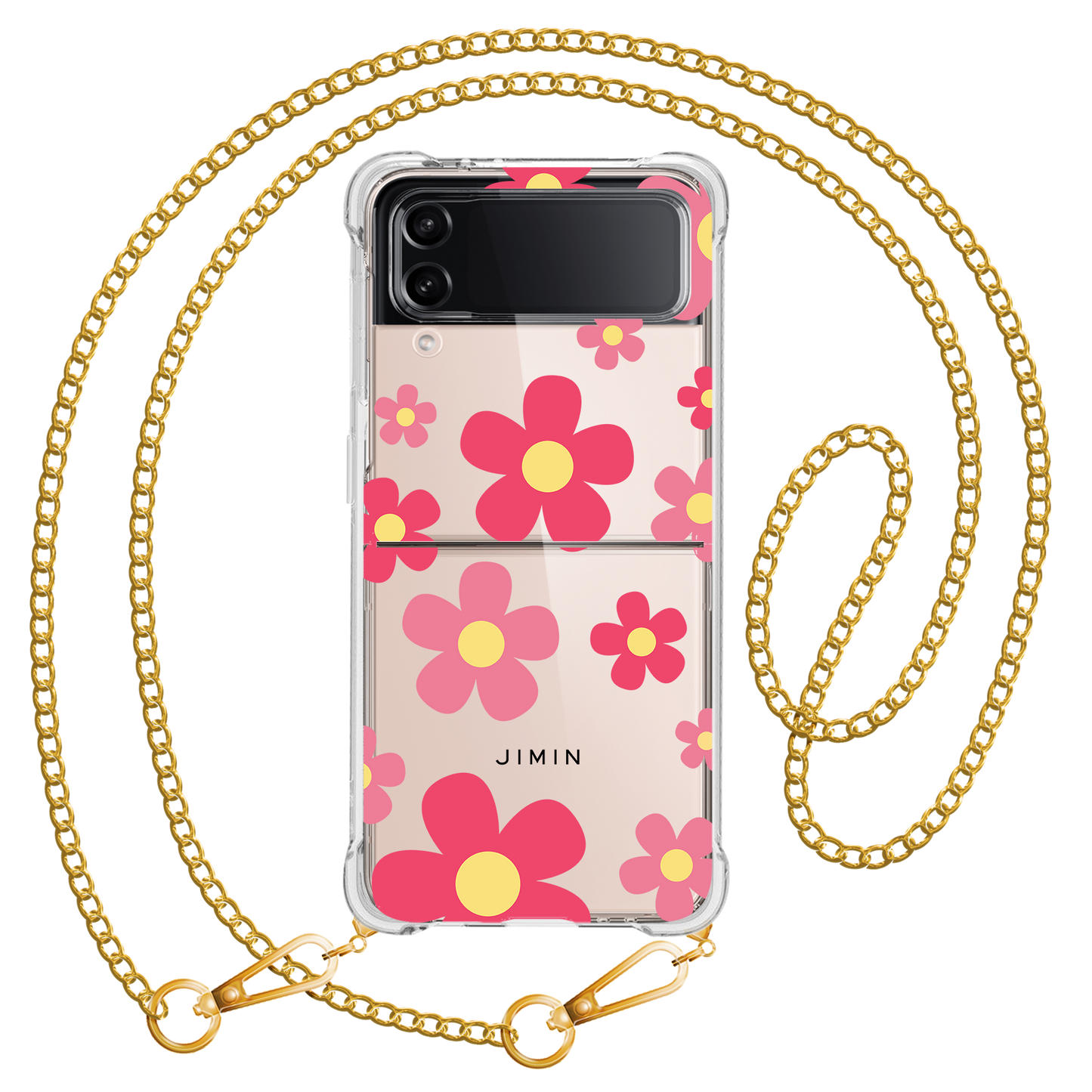 Android Flip / Fold Case - Daisy Blush