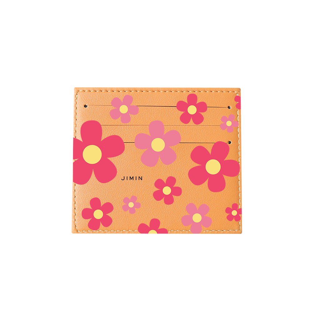 6 Slots Card Holder - Daisy Blush