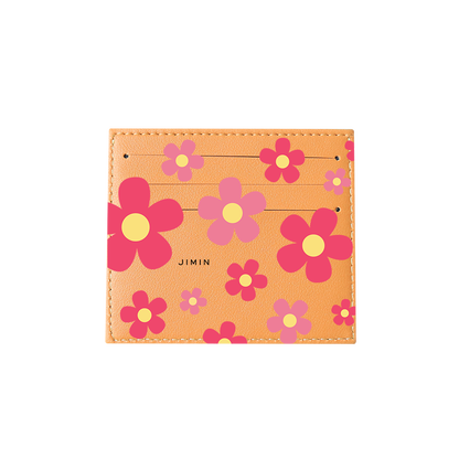 6 Slots Card Holder - Daisy Blush