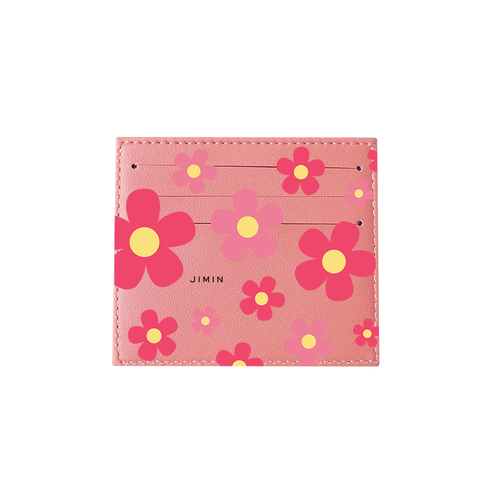 6 Slots Card Holder - Daisy Blush