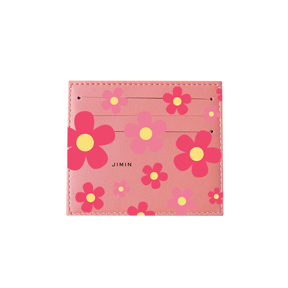 6 Slots Card Holder - Daisy Blush