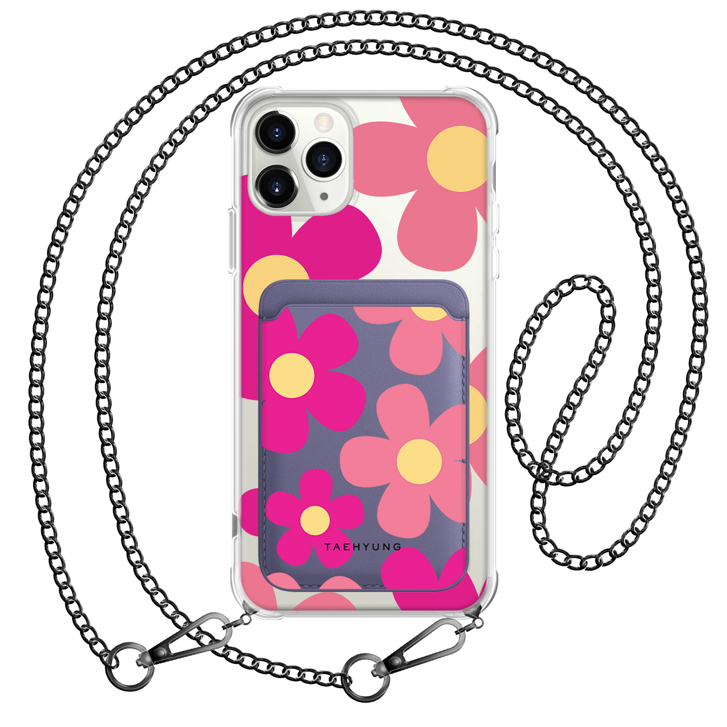 iPhone Magnetic Wallet Case - Daisy Delight