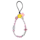 Beaded Strap with Acrylic Charm - Daisy Delight 2.0