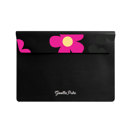 Vegan Leather Sleeve - Daisy Hot Pink