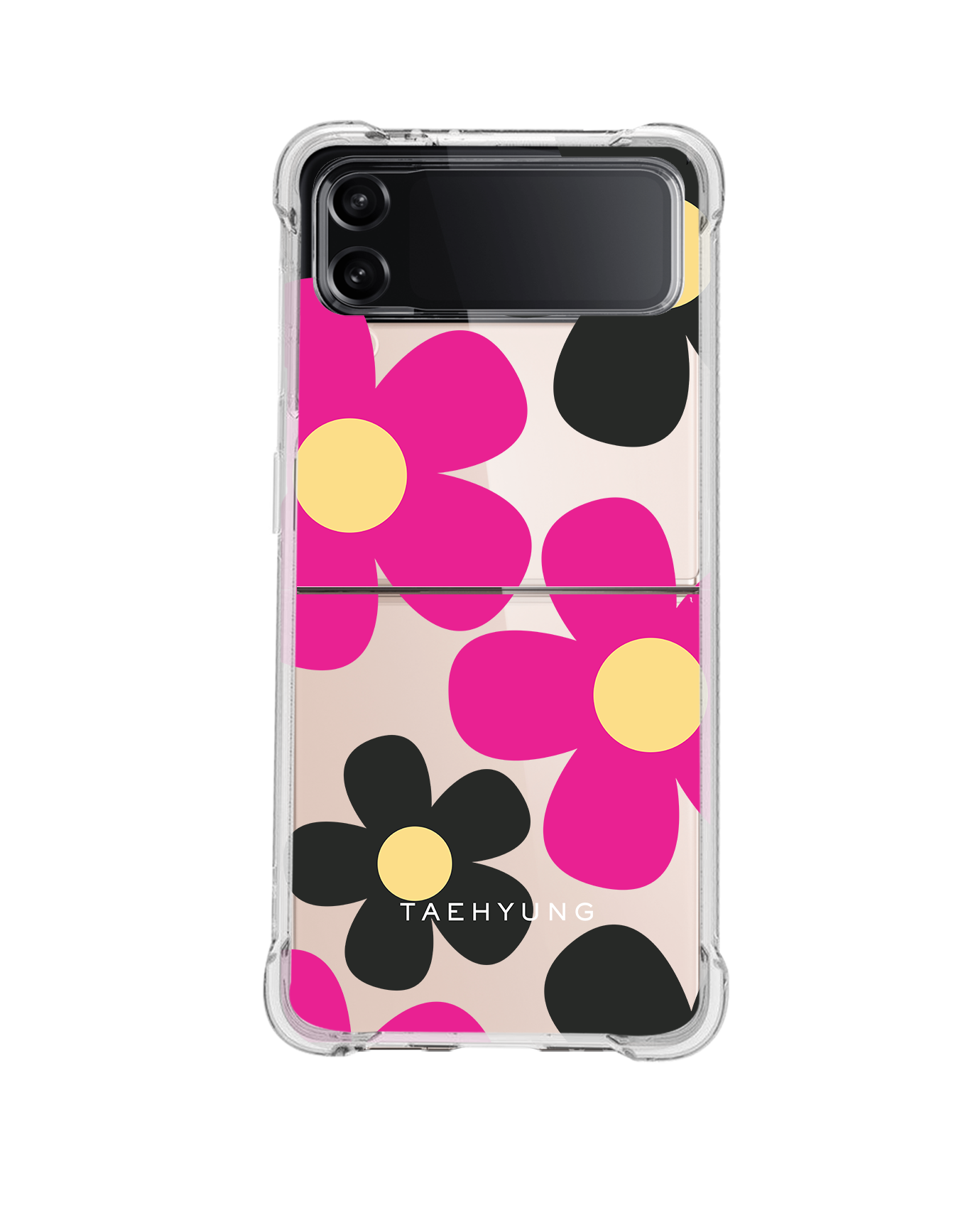 Android Flip / Fold Case - Daisy Hot Pink