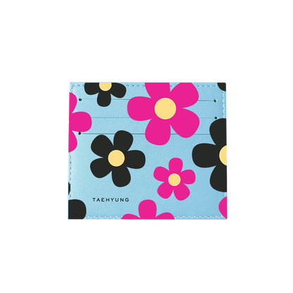 6 Slots Card Holder - Daisy Hot Pink