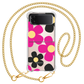 Android Flip / Fold Case - Daisy Hot Pink