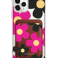 iPhone Magnetic Wallet Case - Daisy Hot Pink